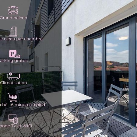 Le Saint Exupery - T3 Centre Ville Avec Balcon + Parking Gratuit Тулуза Екстер'єр фото